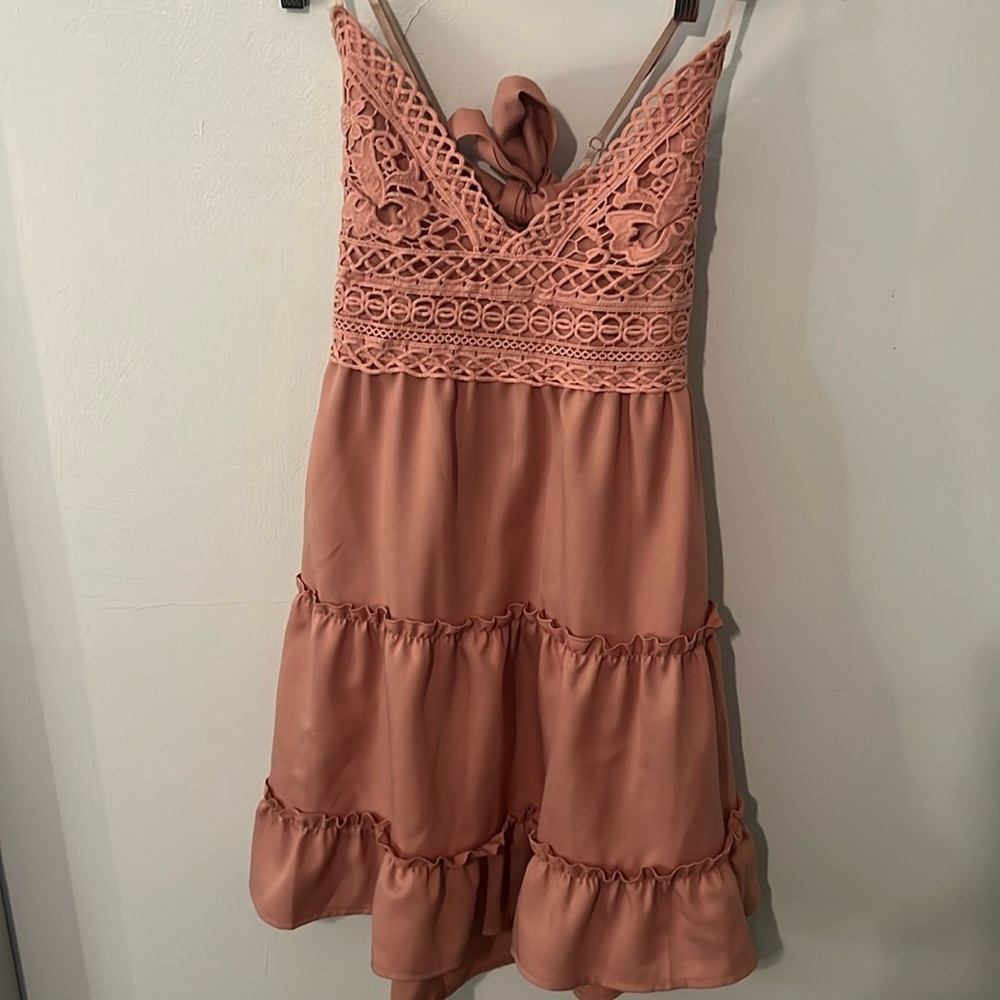 Dusty rose sundress